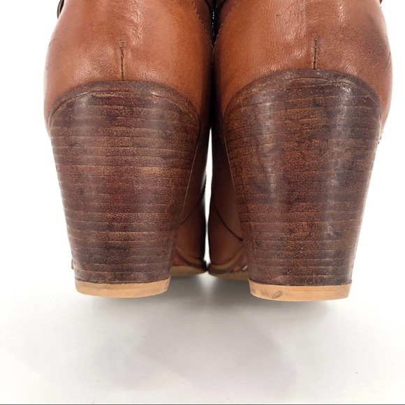 RACHEL COMEY Hitch Buckle Bootie Leather Brown 9 - Picture 9 of 13